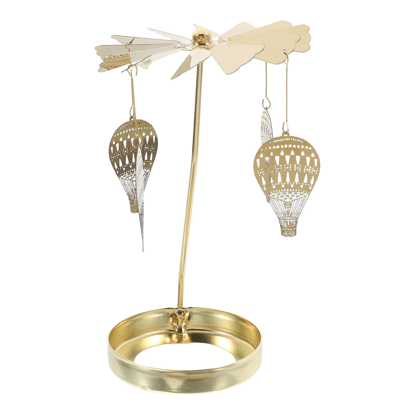 Wedding Supply Decor - Drehbarer Metallhalter für Teelichter, keine Batterien