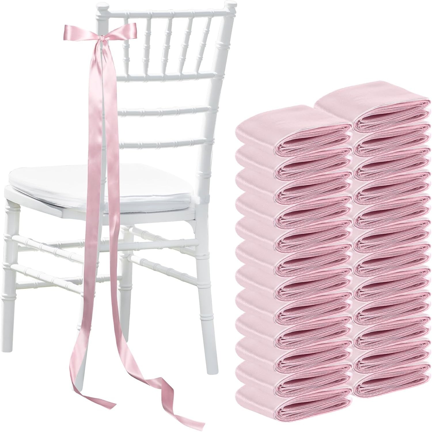 Stuhlschleifen, Gangschleifen, – Bridal Sash Ribbon Bewertung und Preis