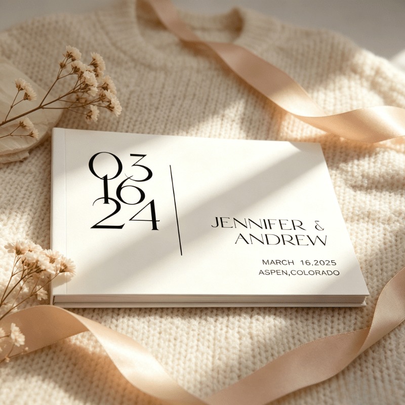 Individuelles Hochzeits-Gästeb – Personalized Guest Book Bewertung und Preis