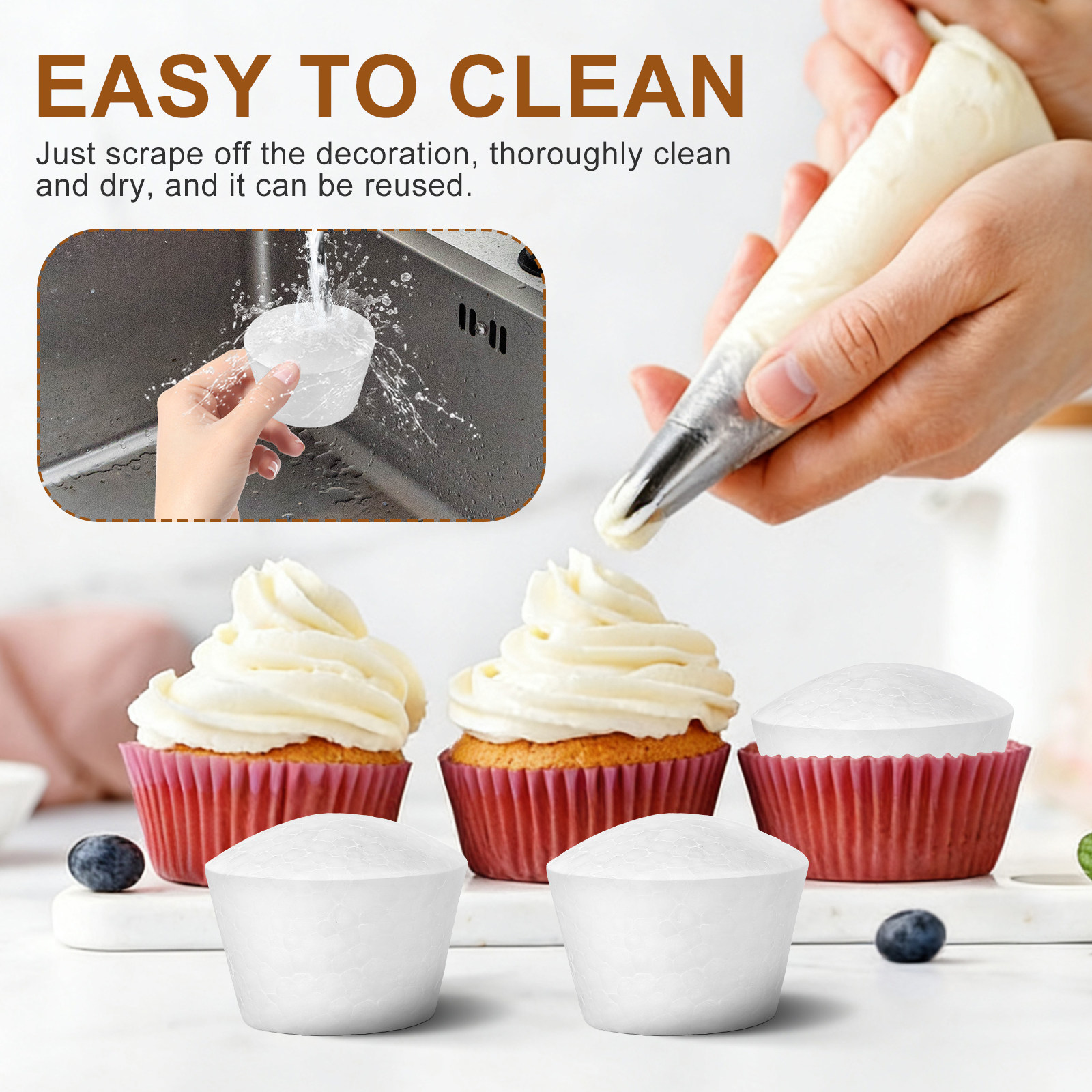 20 Stück Kuchen-DIY-Cupcake-Sc – Wedding Supply Decor Bewertung und Preis