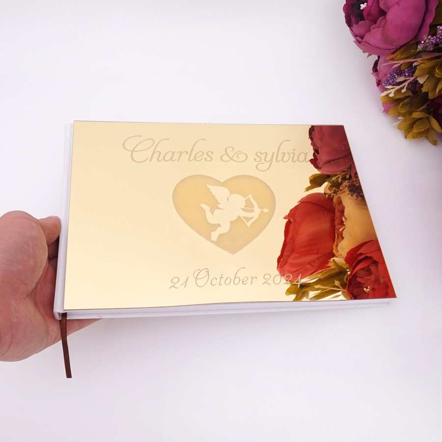 Individuelles Hochzeits-Gästeb – Personalized Guest Book Bewertung und Preis