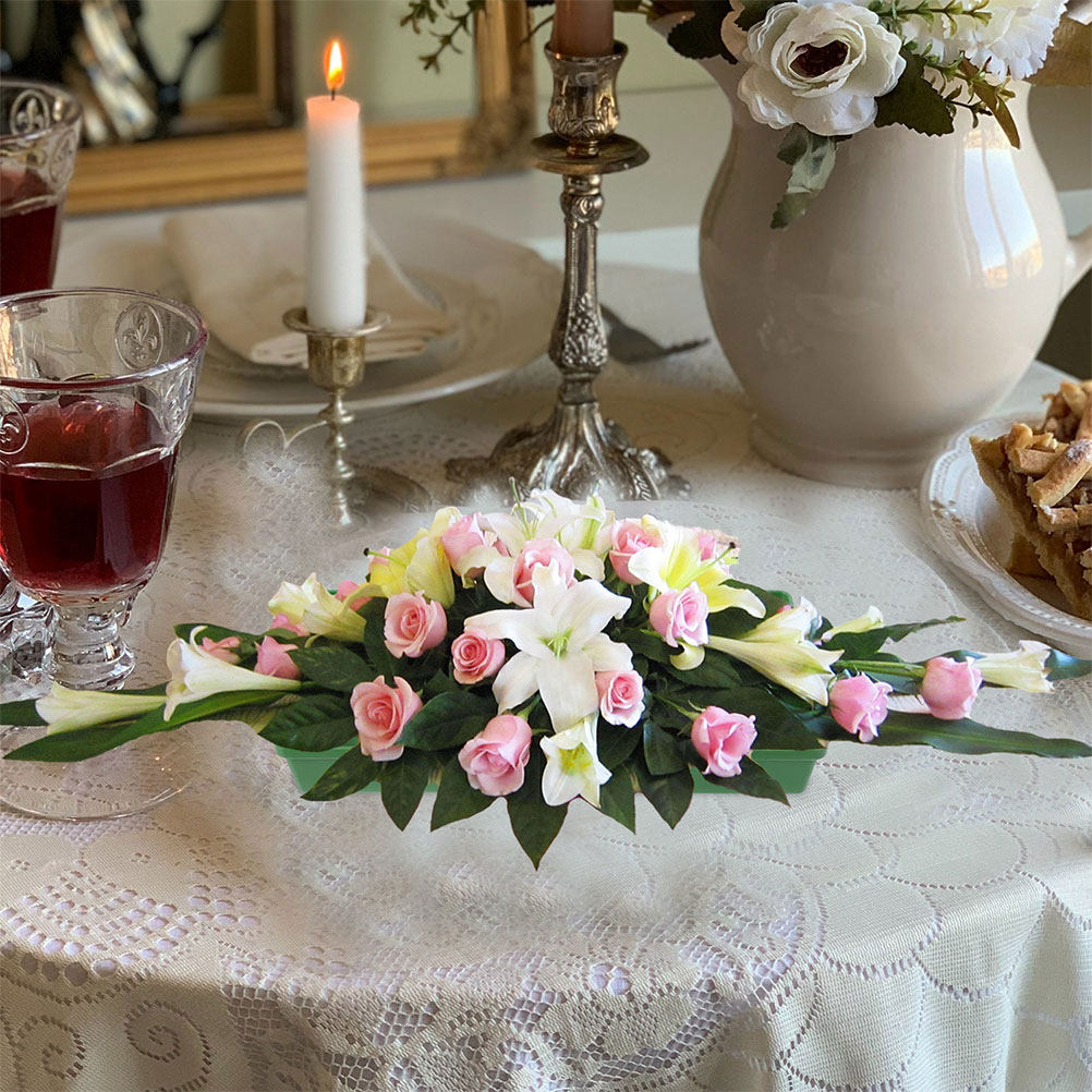 6 Stück Kunststoff-Blumenschum – Wedding Supply Decor Bewertung und Preis