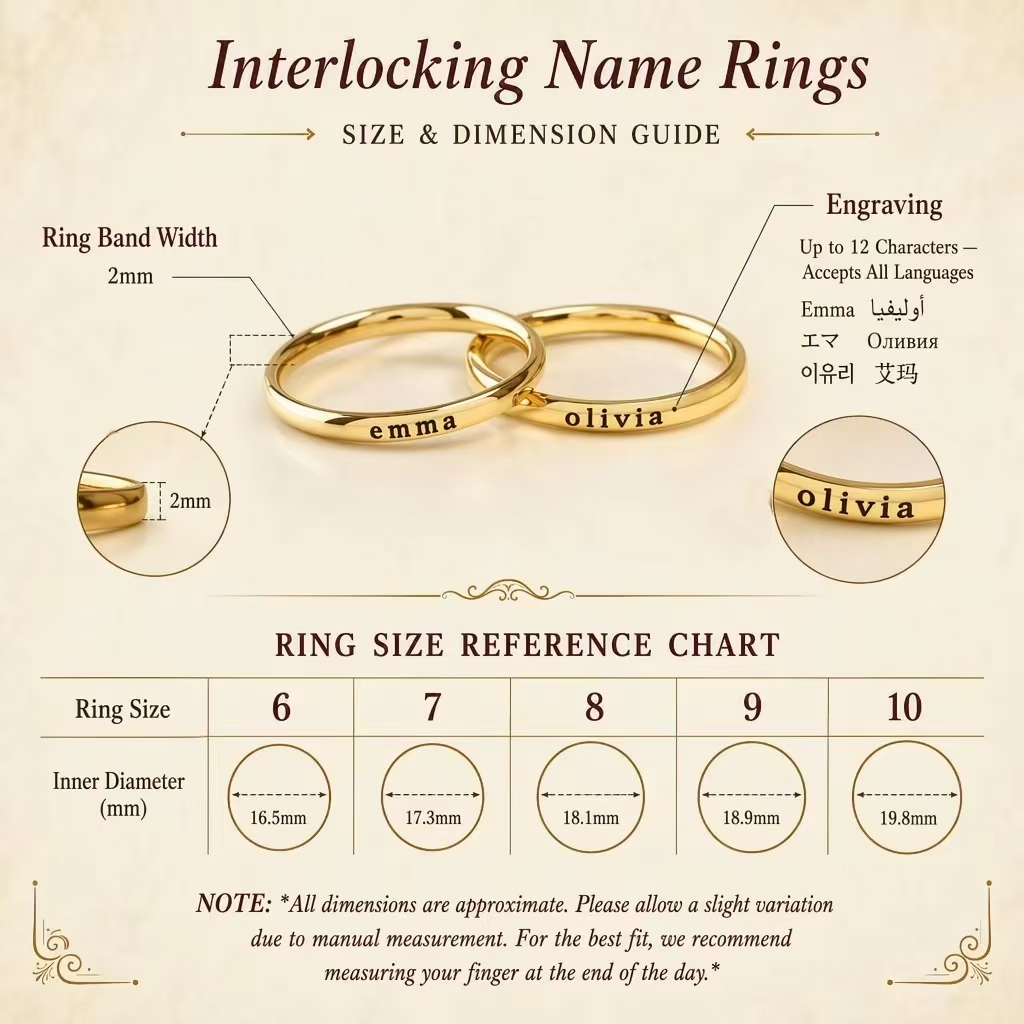Personalisierte gravierte Name – Wedding Zone Bewertung und Preis