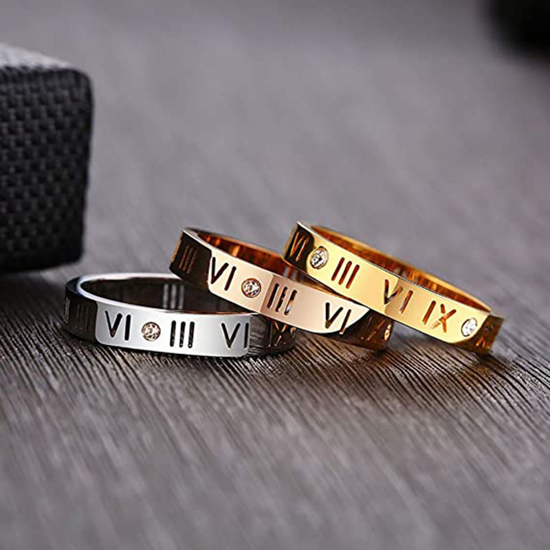 Hohle römische Ziffer Ring Ede – Wedding Zone Bewertung und Preis